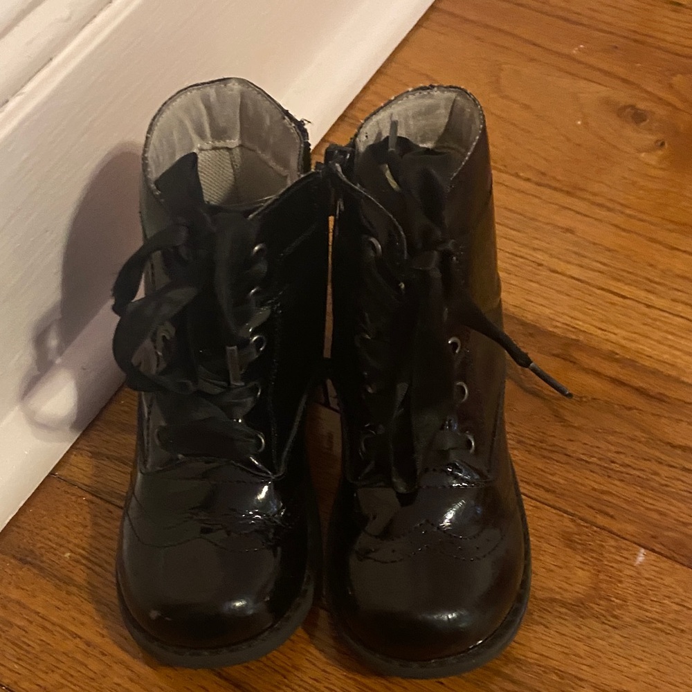 L'Amour Black Kids Boots
